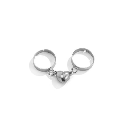 ANILLOS MAGNÉTICOS CORAZONES DE PAREJA