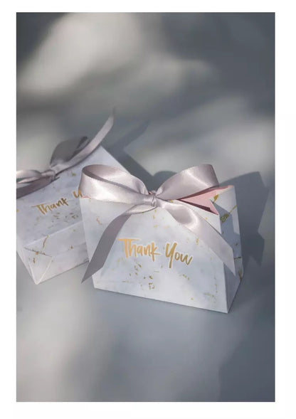 BOLSA DE REGALO DISEÑO MÁRMOL CON LASO MEDIANA