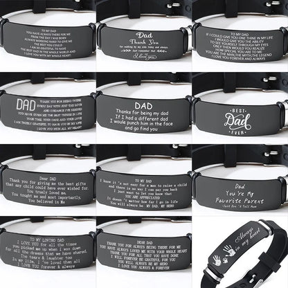 BRAZALETE SILICON CON PLACA GRANDE ACERO INOXIDABLE PERSONALIZABLE DISEÑO CORREA