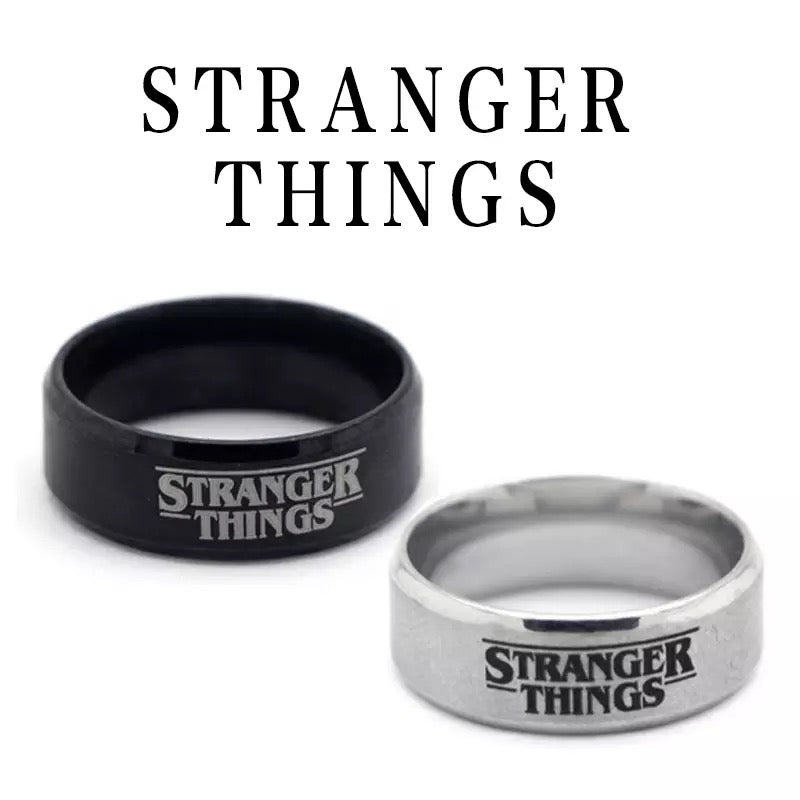 ANILLO STRANGER THINGS   ACERO INOXIDABLE