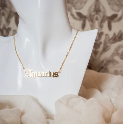 COLLAR SIGNO ZODIACAL