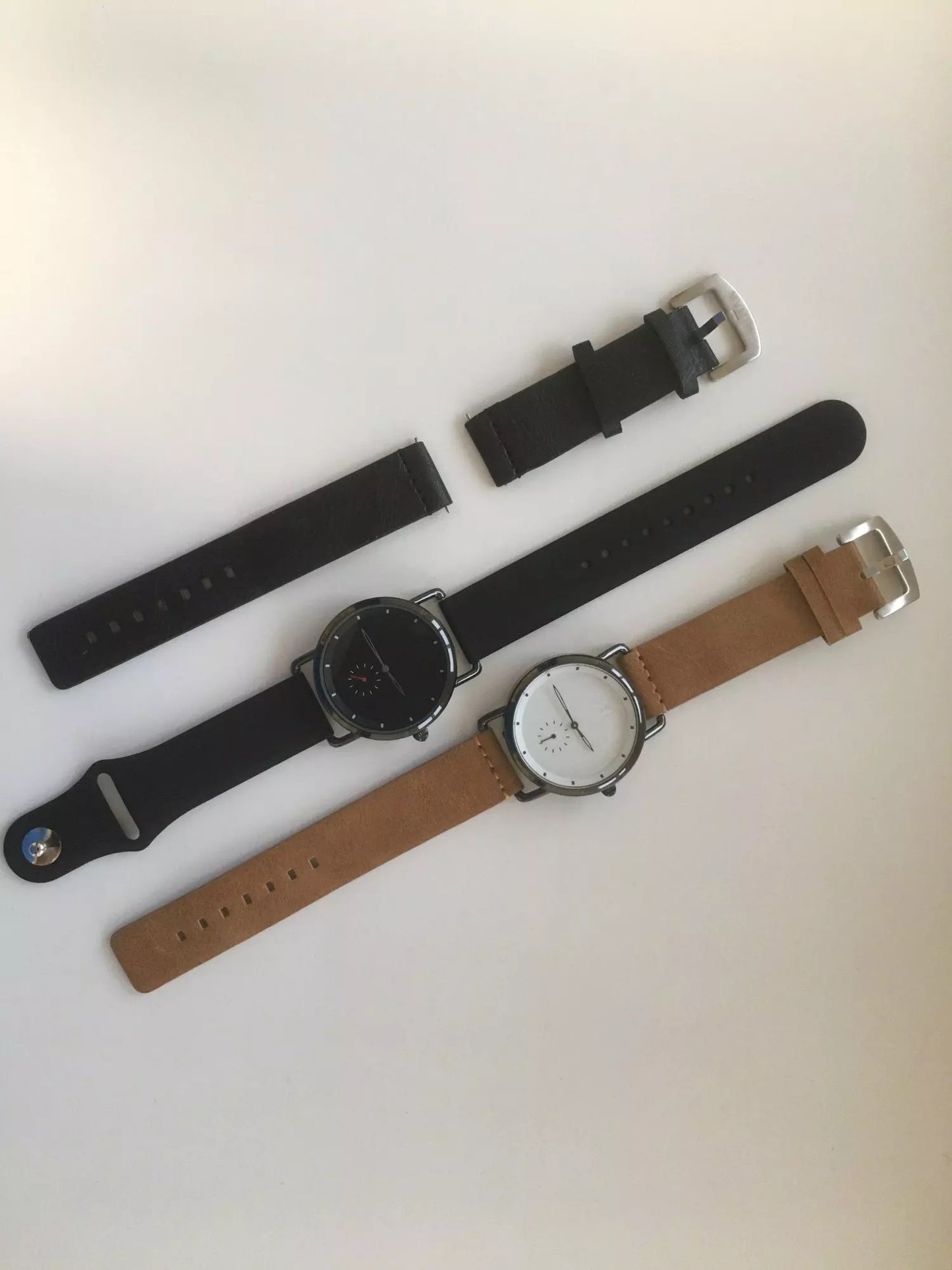 RELOJ MINIMALISTA CRONÓGRAFO CUERO SINTÉTICO