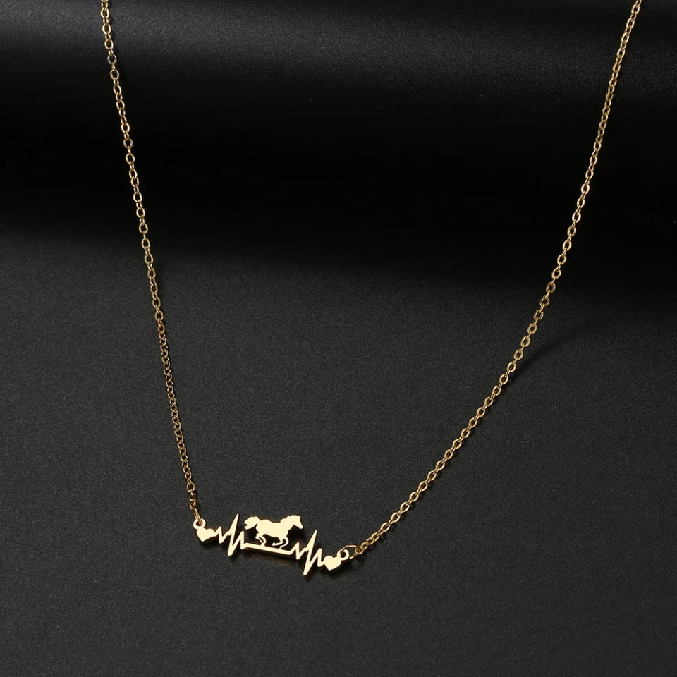 COLLAR HORSE LOVERS  MINIMALISTA