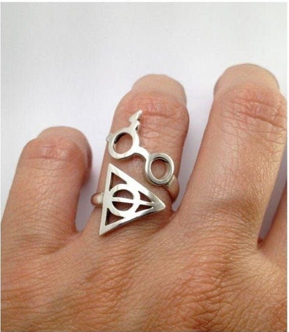 ANILLO HARRY POTTER DISEÑO ABIERTO MINIMALISTA