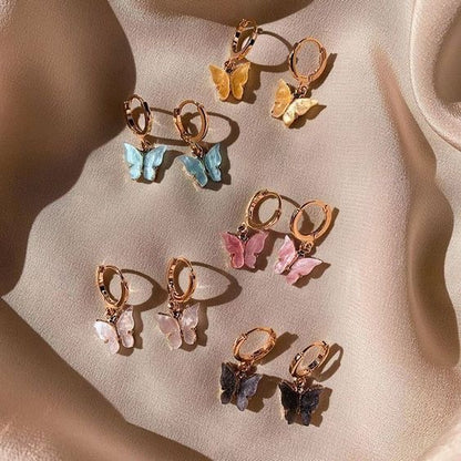 ARETES PEQUEÑOS MARIPOSAS AESTHETIC