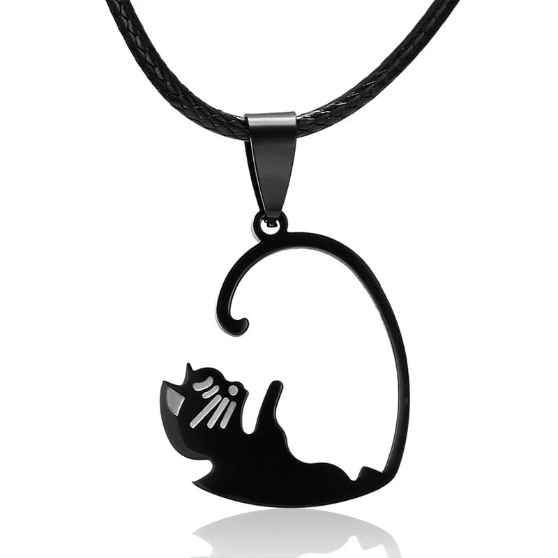 COLLARES DE PAREJA DISEÑO DE GATOS