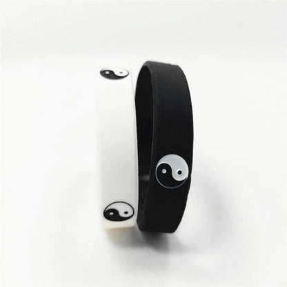 BRAZALETES YIN YANG SILICONE