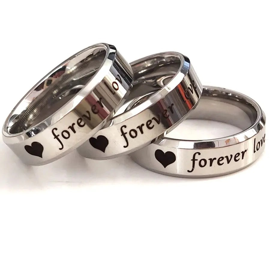 ANILLOS DE PAREJA LOVE FOREVER