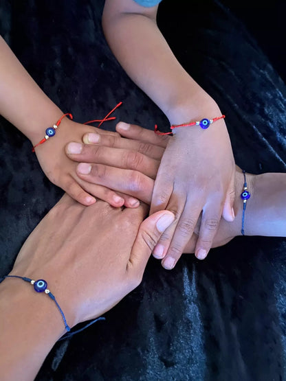 PULSERA OJO TURCO HILO ROJO