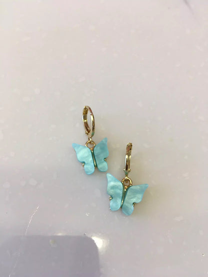 ARETES PEQUEÑOS MARIPOSAS AESTHETIC