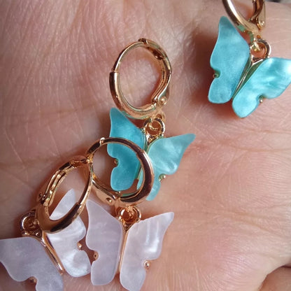 ARETES PEQUEÑOS MARIPOSAS AESTHETIC