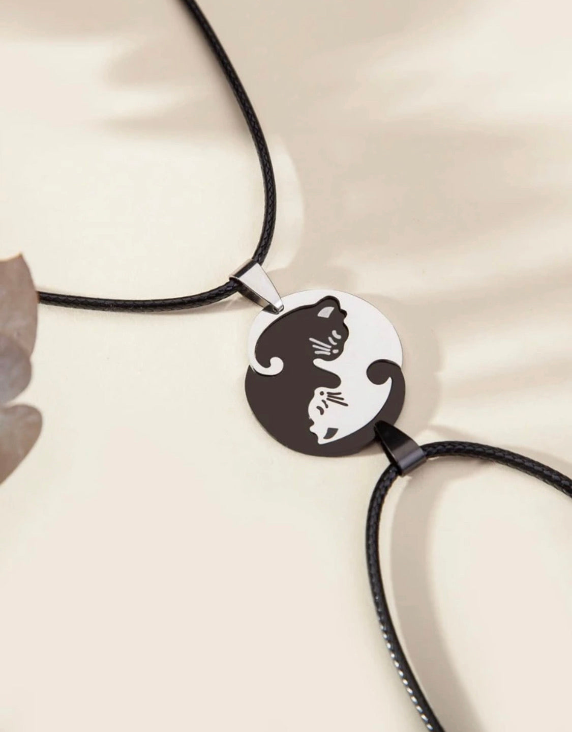 COLLARES DE PAREJA DISEÑO DE GATOS