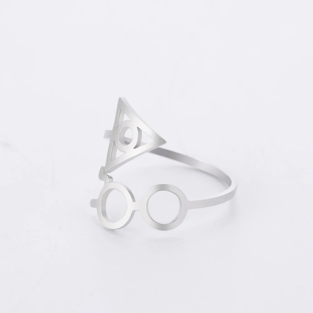 ANILLO HARRY POTTER DISEÑO ABIERTO MINIMALISTA