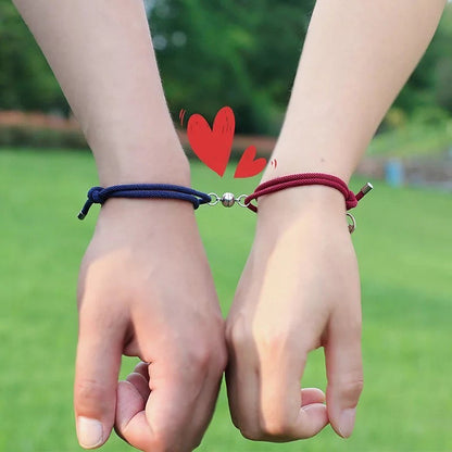 BRAZALETES MAGNÉTICOS  DE PAREJA IMANES