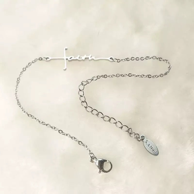 BRAZALETE DIJE DE FÉ †♡