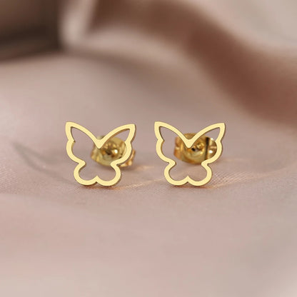 PENDIENTES LITTLE  BUTTERFLY  MINIMALISTAS