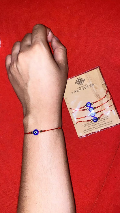 PULSERA OJO TURCO HILO ROJO