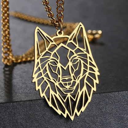 COLLAR DIJE HUECO DE LOBO 🐺