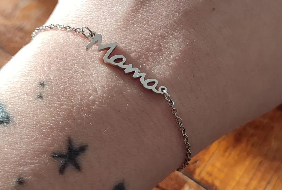 BRAZALETE MAMÁ MADRE  MINIMALISTA