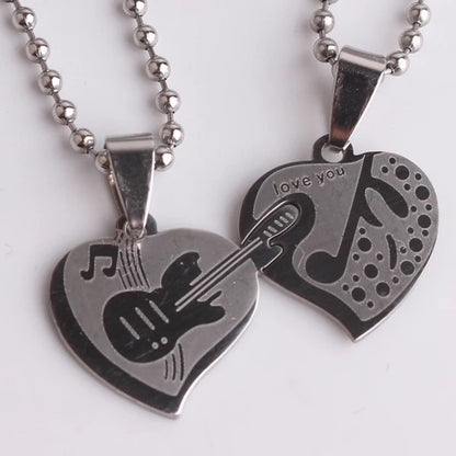 COLLARES NOTAS MUSICALES ROMPECABEZAS MINIMALISTAS