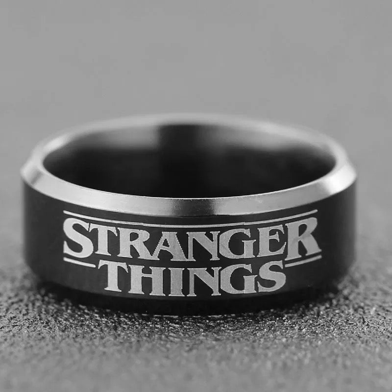 ANILLO STRANGER THINGS   ACERO INOXIDABLE