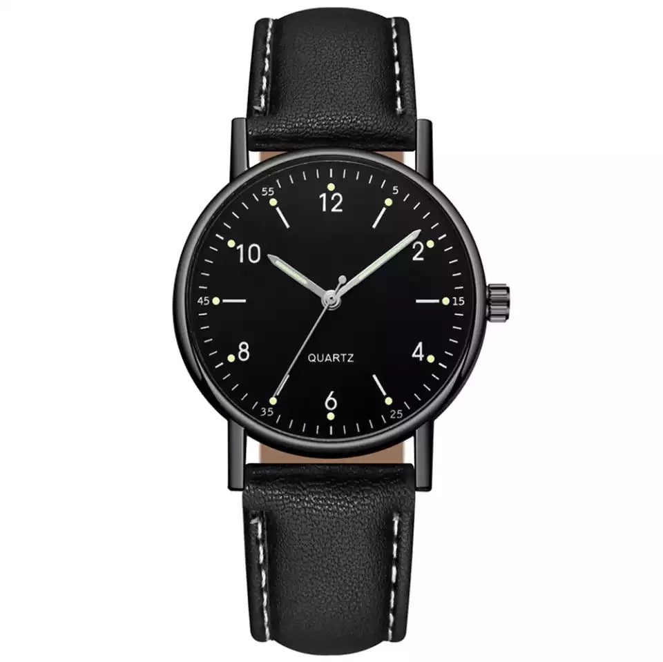 RELOJ VINTAGE MINIMALISTA BRILLA EN LA OSCURIDAD