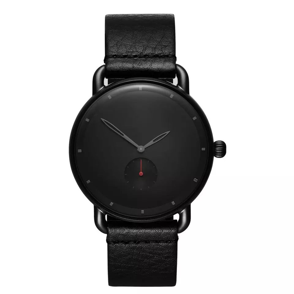 RELOJ MINIMALISTA CRONÓGRAFO CUERO SINTÉTICO