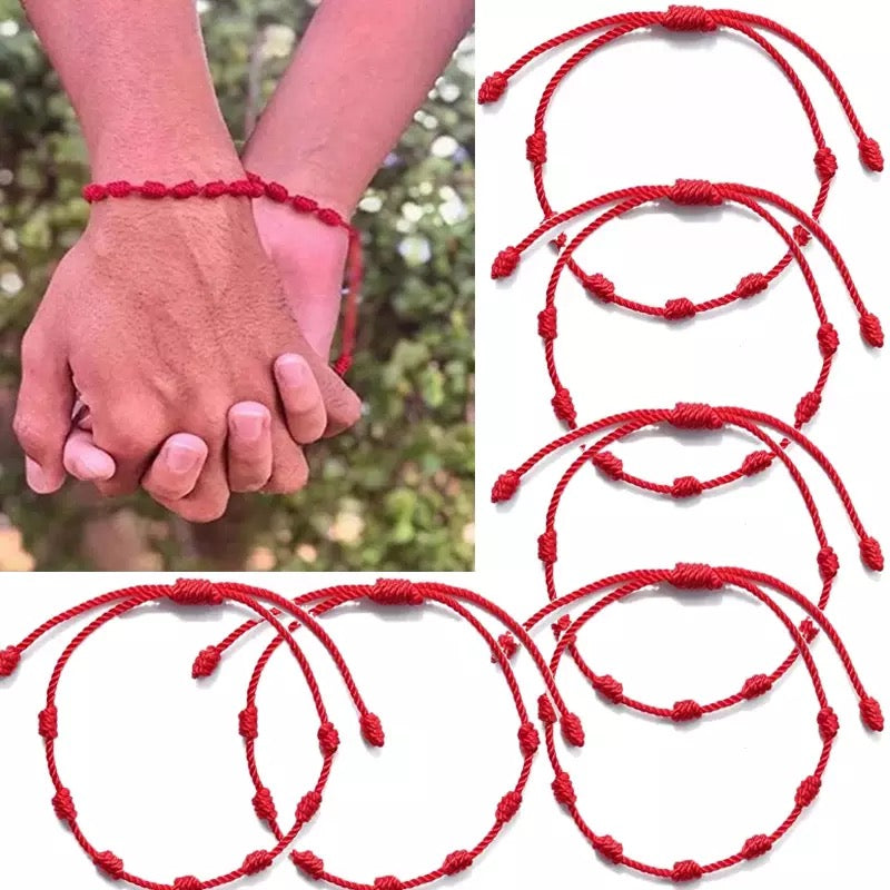 PULSERAS HILO ROJO