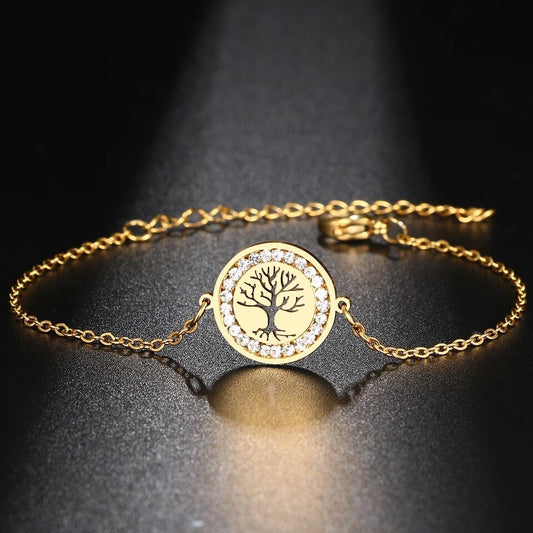 BRAZALETE ÁRBOL DE LA VIDA  MINIMALISTA